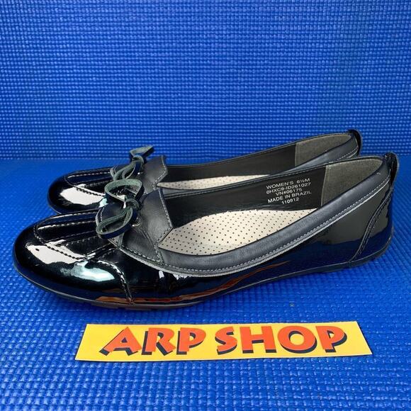 🔴 L.L BEAN COASTAL RAIN SKIMMERS Women`s Size 6.5 Black Comfort Shoes 110912 - Picture 1 of 8